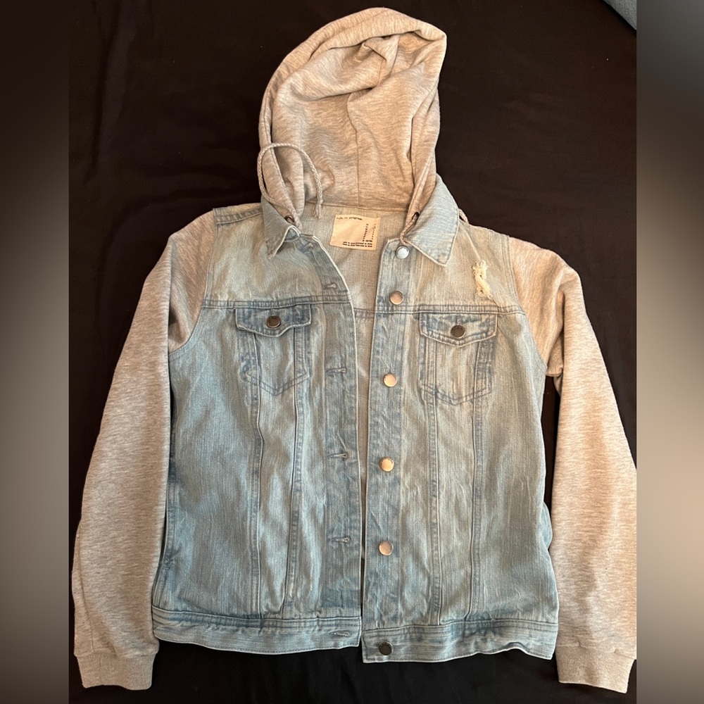Life in Progress Denim Jacket/Sweater